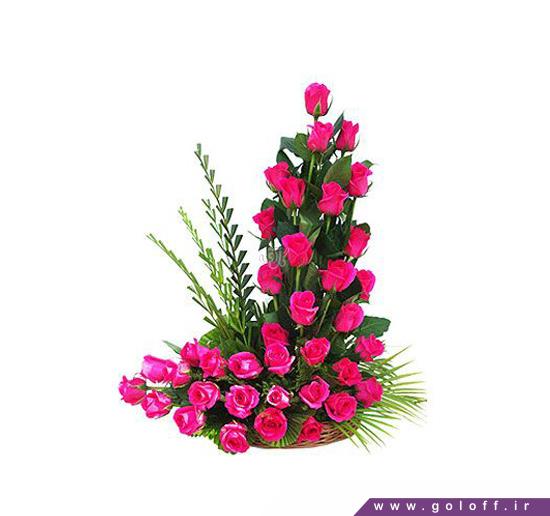 سفارش سبد گل - سبد گل رز هلندی پینکودِی - Pinkoday | گل آف