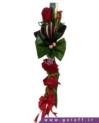 خرید هدیه عاشقانه - گل تک شاخه مارسین - Marcin | گل آف